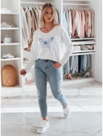 Dámske džínsové nohavice slim fit FITONIC modré FashionStreet UY2450