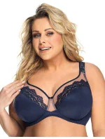 Mäkká podprsenka Gorsenia K 441 Luisse Navy blue