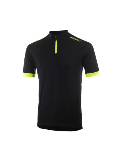 Detské tričko Rogelli CORE black-fl 128-140