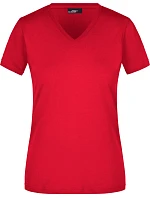 JN Dámské vypasované tričko s výstřihem do V 02.0 red model 22494615 - Daiber JN Dámské vypasované tričko s výstřihem do V 02.0 red model 22494615 - Daiber