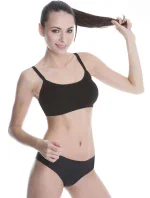 Športová podprsenka Top Funky čierna - Julimex
