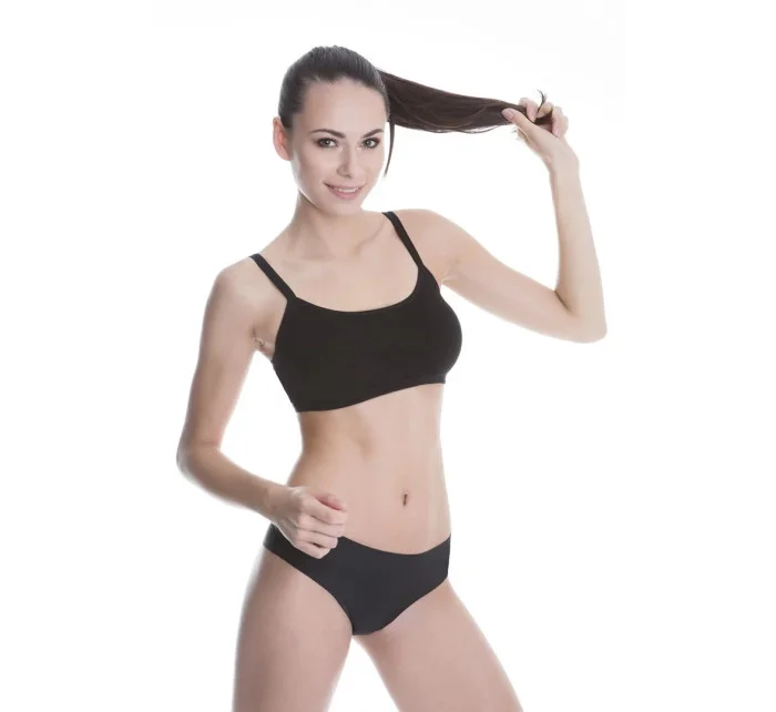 Športová podprsenka Top Funky čierna - Julimex