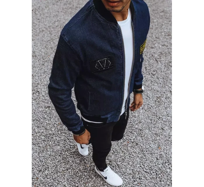 Pánska čierna bunda FashionStreet TX4108