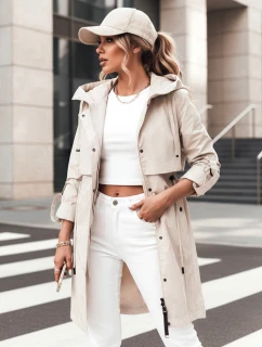 Dámská přechodná bunda parka béžová Dstreet model 21974186 - FashionStreet