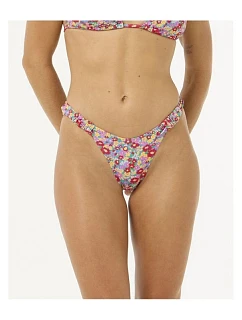 Plavky RIP CURL Las Flores High Leg Skimpy, tyrkysové