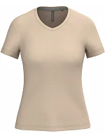 Kariban K 381 Dámske tričko s výstrihom do V 20.K381 light sand Kariban K 381 Dámske tričko s výstrihom do V 20.K381 light sand