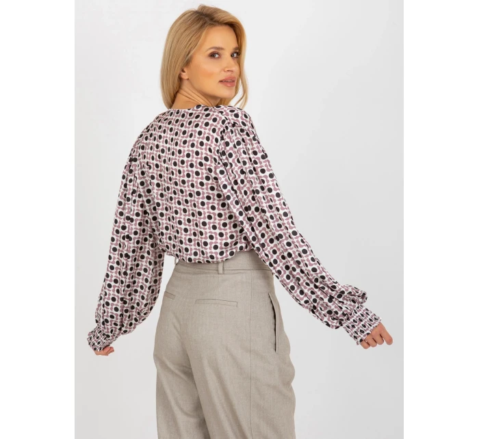 Dámska košeľa LK KS 509017.64 tmavo ružová - FPrice