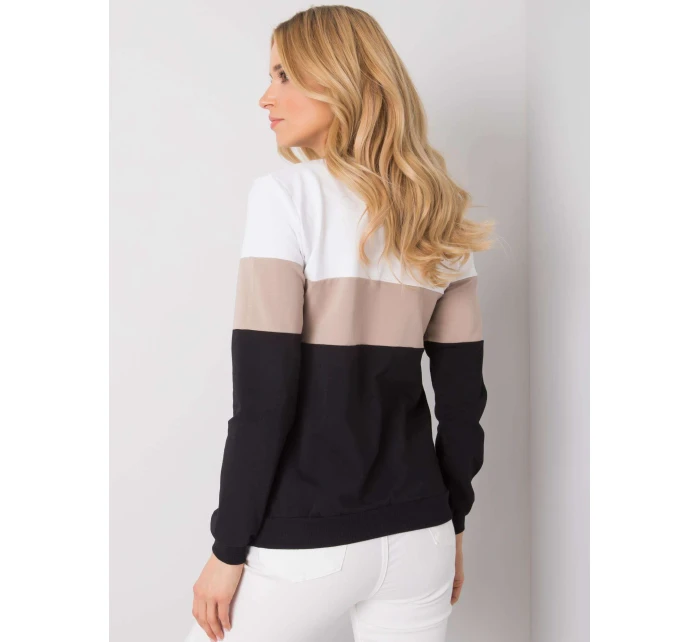 Blúzka RV BL 5787.15X čierna a béžová