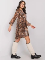 Šaty WN SK hnědá model 16327859 - FPrice Šaty WN SK hnědá model 16327859 - FPrice