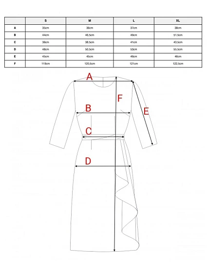 model 21470710 Šaty s volánkem bordó - STYLOVE