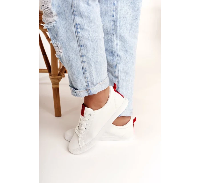 Dámské módní tenisky Big Star - bílé