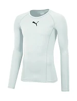 Pánske termo tričko LIGA Baselayer LS 655920-04 Biela - Puma