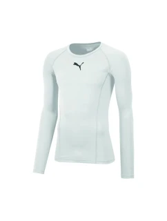 Pánske termo tričko LIGA Baselayer LS 655920-04 Biela - Puma