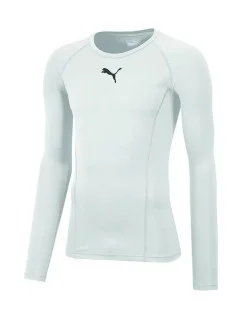 Pánske termo tričko LIGA Baselayer LS 655920-04 Biela - Puma