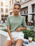 MILOV dámske tričko tmavozelené FashionStreet RY2570 MILOV dámske tričko tmavozelené FashionStreet RY2570