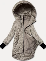 Dámska ľahká bunda s odnímateľnou kapucňou S'West light beige (B8371-70)