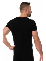 Pánske tričko 00990 black - BRUBECK Pánske tričko 00990 black - BRUBECK