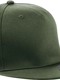 Beechfield B 610 5-panelová snapbacková čiapka 53.0610 olivovo zelená