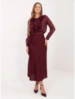 Košeľa IT KS 28990.05P bordová Košeľa IT KS 28990.05P bordová