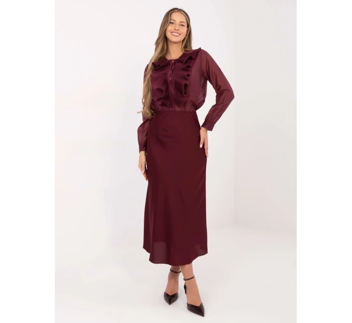 Košeľa IT KS 28990.05P bordová Košeľa IT KS 28990.05P bordová