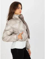 Dámska bunda NM KR P22 6631 98P tmavo lila