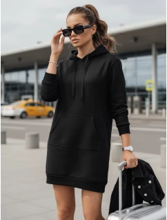 Dámská dlouhá mikina oversize černá Dstreet model 21964012 - FashionStreet