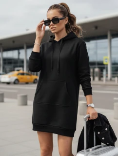 Dámská dlouhá mikina oversize černá Dstreet model 21964012 - FashionStreet