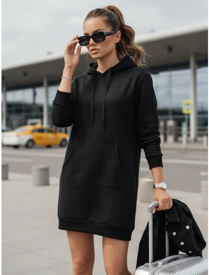 Dámská dlouhá mikina oversize černá Dstreet model 21964012 - FashionStreet