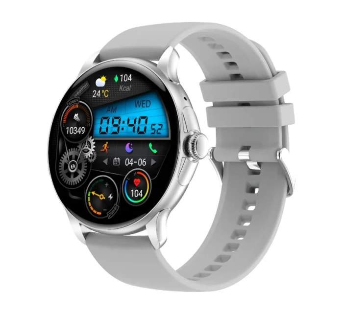 Dámske inteligentné hodinky Rubicon RNCF35 SILVER Náramok + remienok Dámske inteligentné hodinky Rubicon RNCF35 SILVER Náramok + remienok