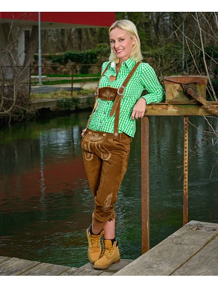 JN Popelínová kostkovaná halenka styl 02.0 royal/white model 22487415 - Daiber JN Popelínová kostkovaná halenka styl 02.0 royal/white model 22487415 - Daiber
