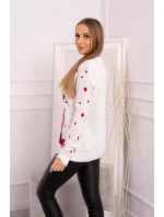 Svetr s  ecru model 18748055 - K-Fashion