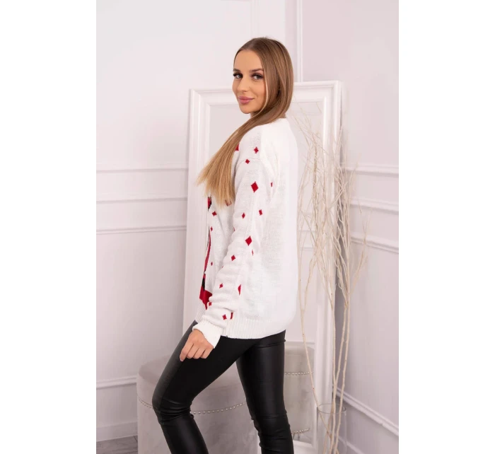 Svetr s  ecru model 18748055 - K-Fashion