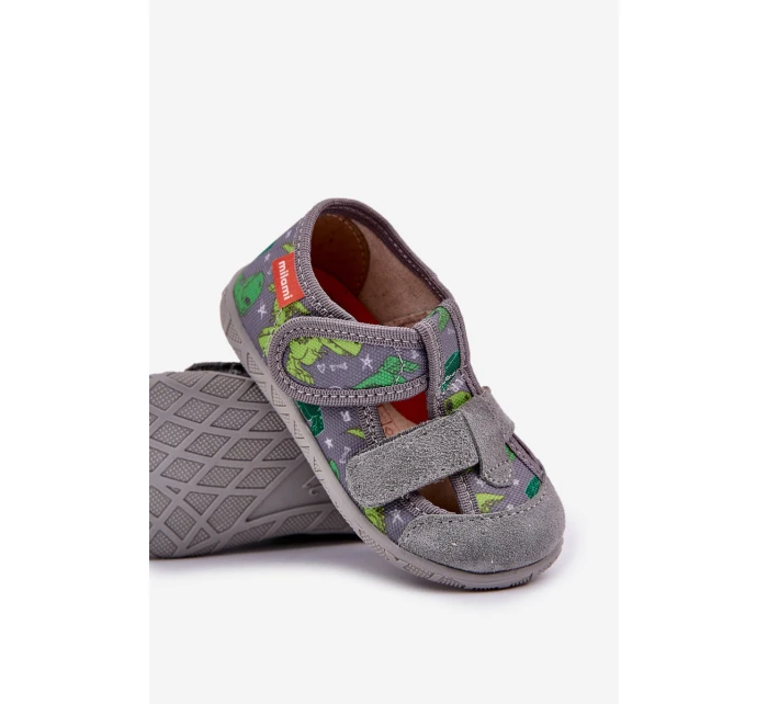Pantofle Dětské Na Suchý Zip S model 21682738 - Milami