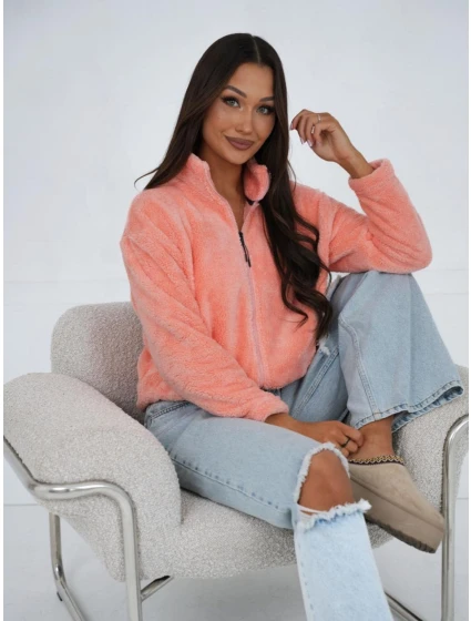 Bluza CS BL model 21920741 brzoskwiniowy - FPrice Bluza CS BL model 21920741 brzoskwiniowy - FPrice