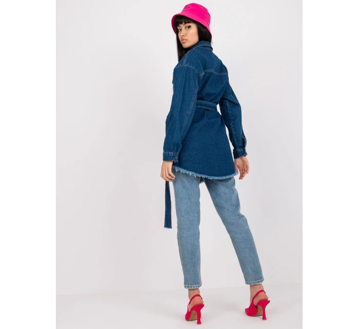 Dámska košeľa-RO-KS-GMK-2304.39-modrá