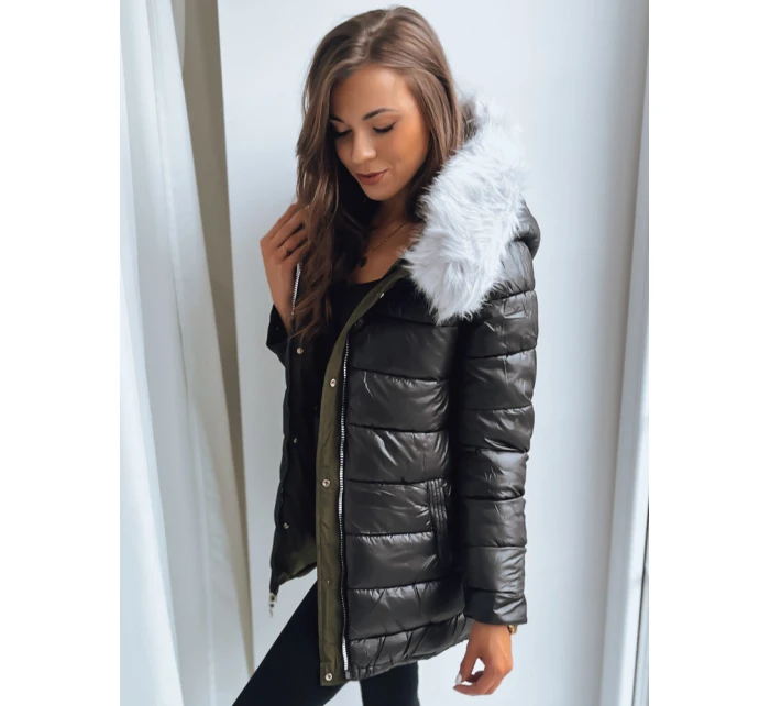 Dámska zimná bunda MOLLA zelená FashionStreet TY3658 Dámska zimná bunda MOLLA zelená FashionStreet TY3658