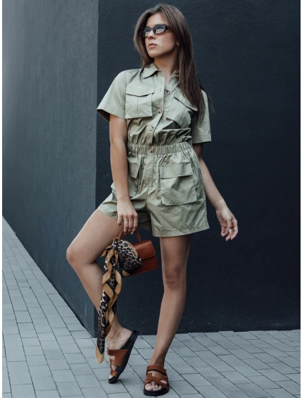 Khaki kombinéza BROST FashionStreet EY2537 Khaki kombinéza BROST FashionStreet EY2537