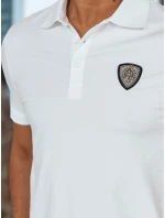 Pánská polokošile s nášivkou bílá Dstreet model 21988766 - FashionStreet