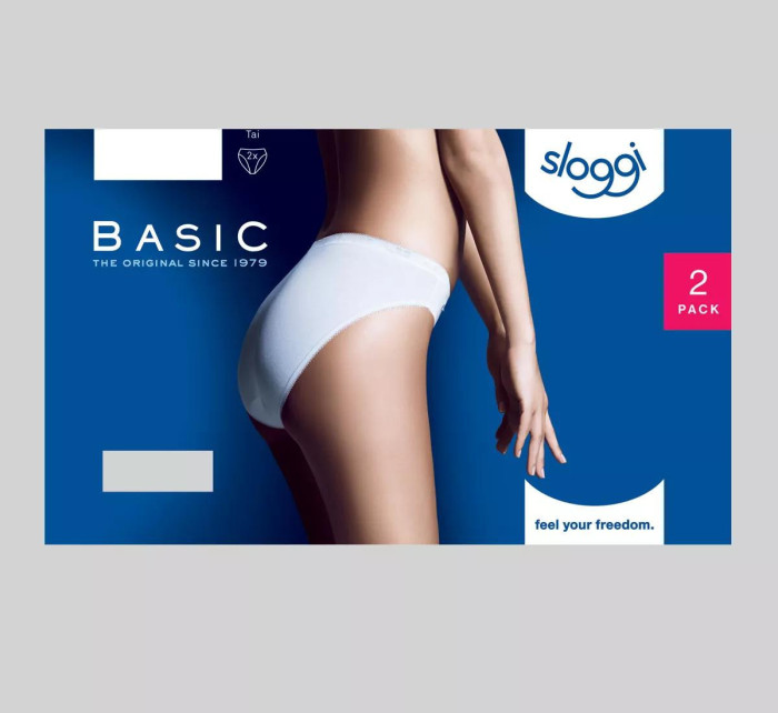 Dámske nohavičky Sloggi Basic+ Tai 2P biele