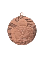Bronzová medaila - plávanie - oceľová medaila