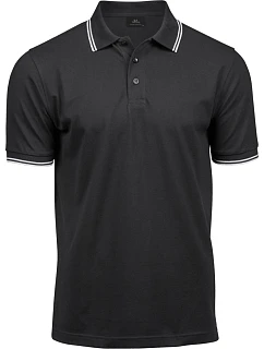 TJ Pánské elastické piqué polo 18. black/white model 22497416 - Tee Jays