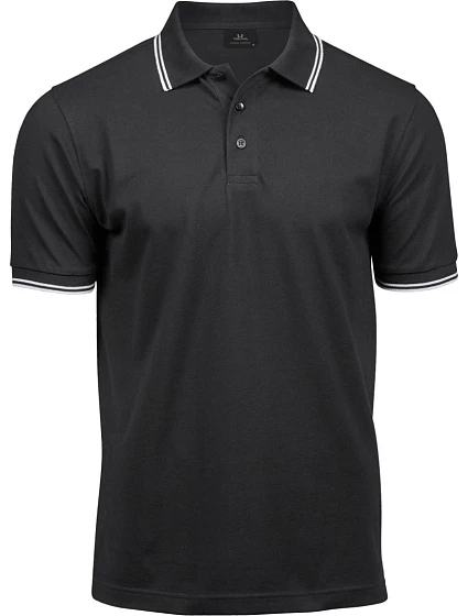 TJ Pánské elastické piqué polo 18. black/white model 22497416 - Tee Jays TJ Pánské elastické piqué polo 18. black/white model 22497416 - Tee Jays