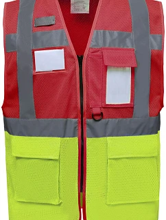 HVW HiVis síťovaná bezpečnostní vesta 79.W vis yellow model 22502566 - Yoko