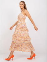 Dámske šaty EM SK Y6743 jasne oranžové
