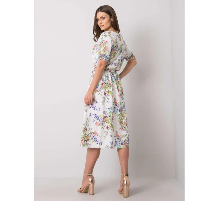 Šaty LK SK 507639 1.75P bielozelené Šaty LK SK 507639 1.75P bielozelené