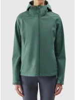 Dámska vetruodolná bunda softshell s membránou 5000 4F - zelená Dámska vetruodolná bunda softshell s membránou 5000 4F - zelená