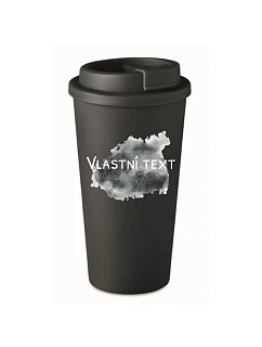 Personalizovaný cestovný termohrnček s farebnou škvrnou