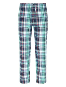 Pánske pyžamové nohavice 500772H B90 štvorfarebná modrá kocka - Jockey