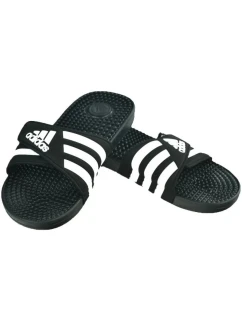 Pánske žabky Adissage M F35580 Black and white - Adidas