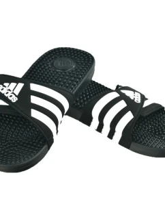 Pánske žabky Adissage M F35580 Black and white - Adidas
